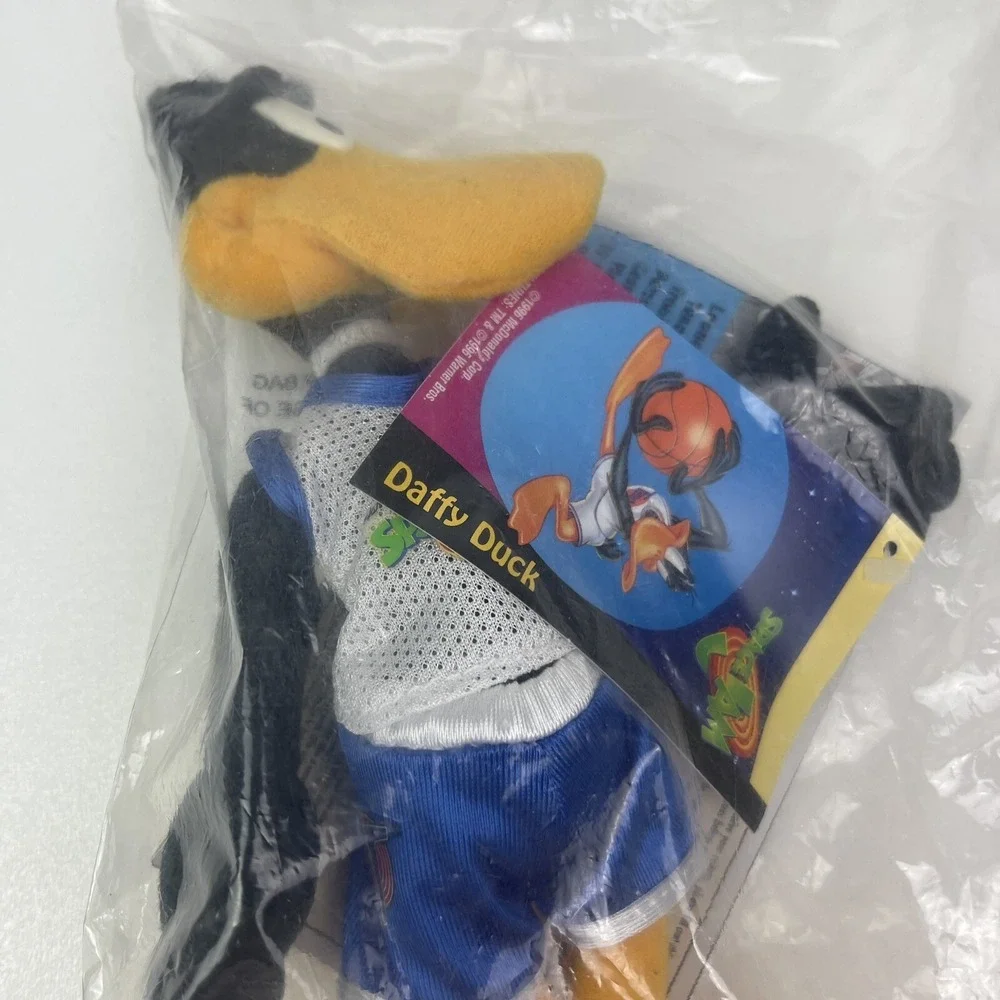 Vintage 1996 Space Jam Daffy Duck Plush Toy McDonalds‎ Looney Tunes